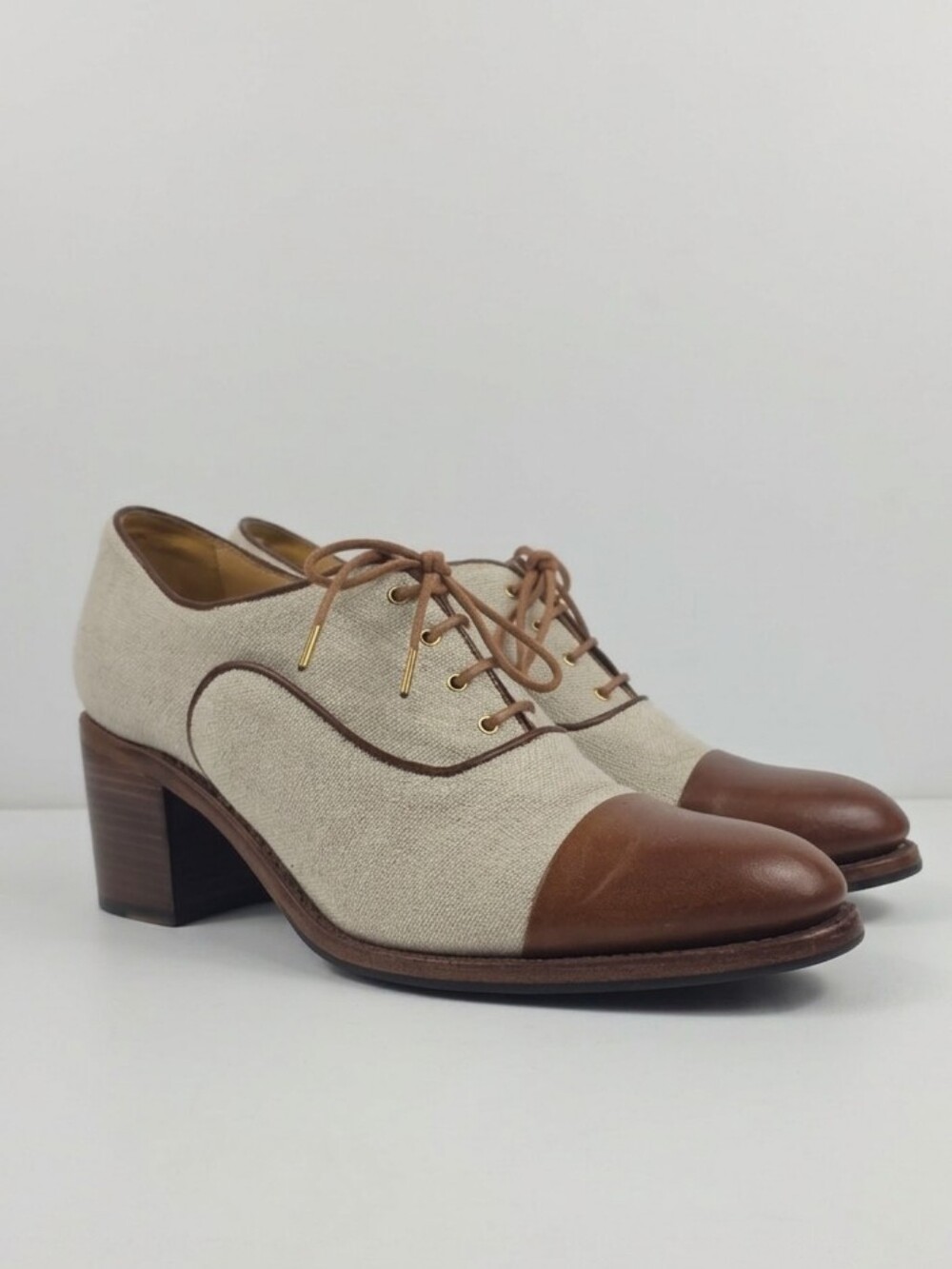 The Office of Angela Scott Mrs. Maisel Bicolor Women's Heeled Loafer EU42 - US11